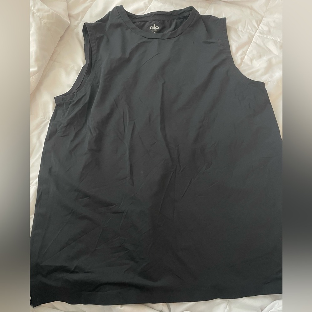 NEW Alo Triumph Black Muscle Tank